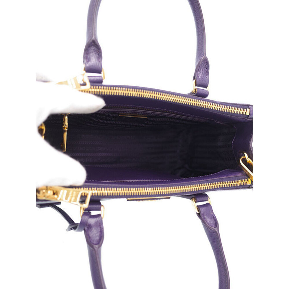 PRADA Galleria Saffiano Leather Shoulder Bag Handbag Bag - Picture 3 of 9